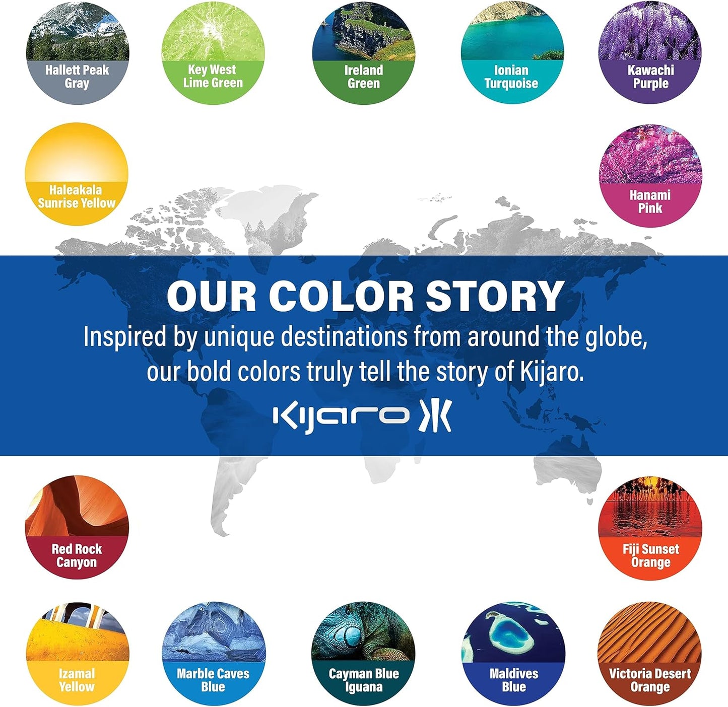 Kijaro Enjoy Versatile Folding Sports, Outdoor Chair & Lawn Chair, Dual Lock Feature, Maldives Blue (Hard Arm)