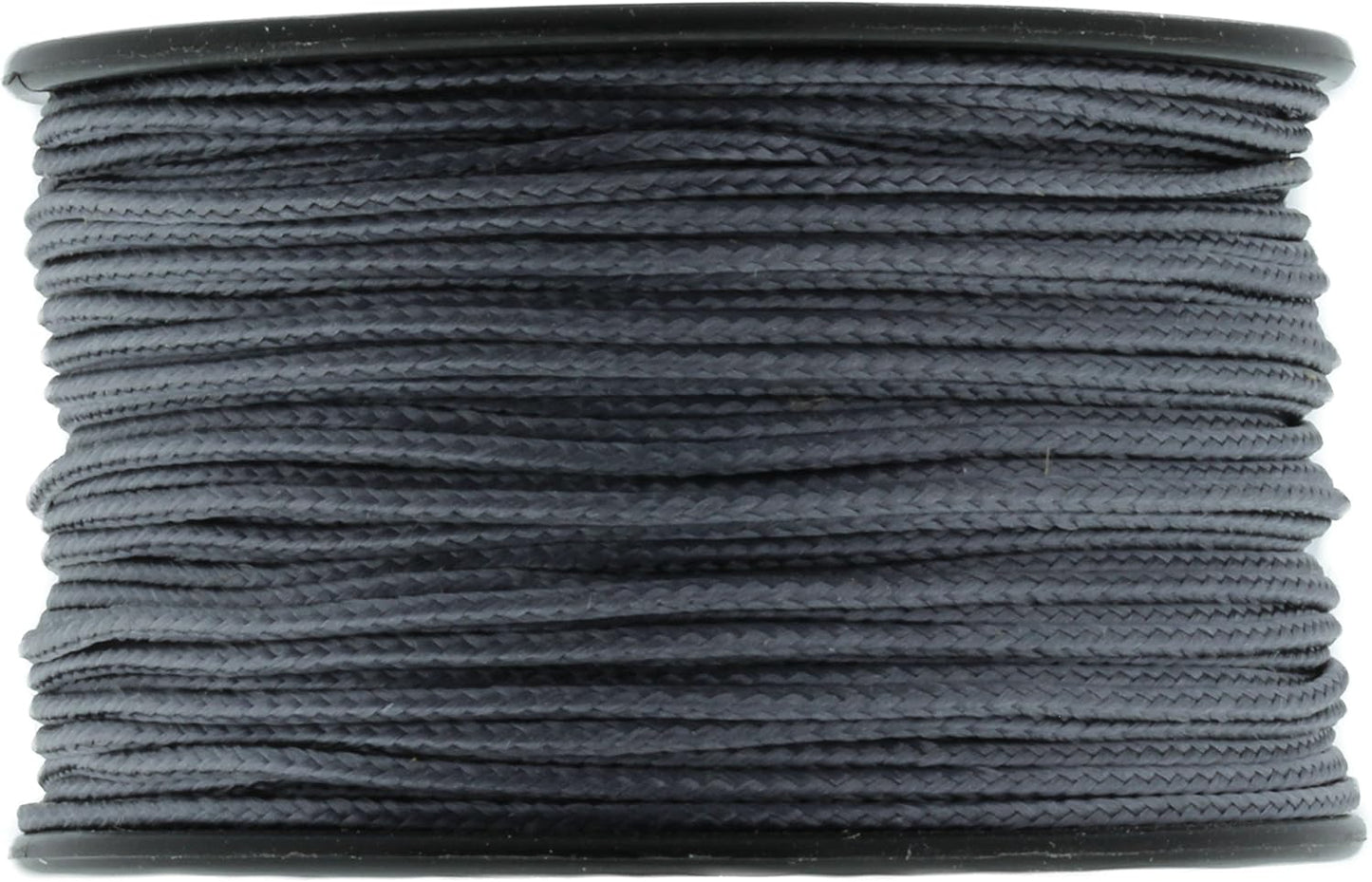 JIG PRO SHOP Black 1.18mm x 125' Micro Cord Paracord - Made in The USA