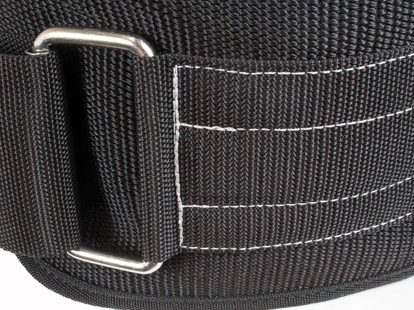 Grizzly Fitness 4" Bearhugger Nylon Weightlifting Belt | Intended for Lightweight Training | Polypropylene Sling Fabric With Military Web | Hook & Loop Closure | Roller Buckle