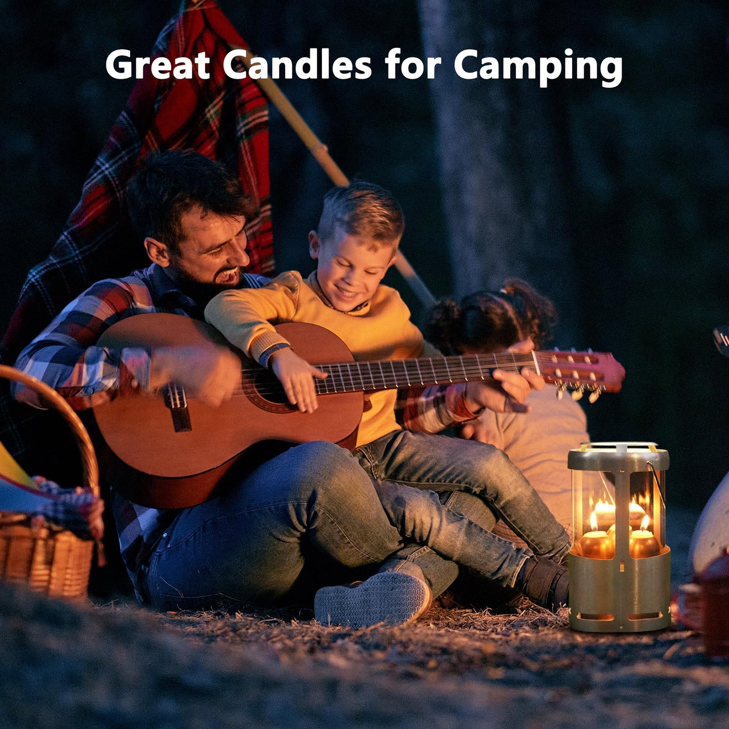 12-Hour White Candles Compatible with Candle Lanterns, Long-Burning Candles for Outdoor, Camping, Emergency, Survival Emergency Preparedness- 20Pack