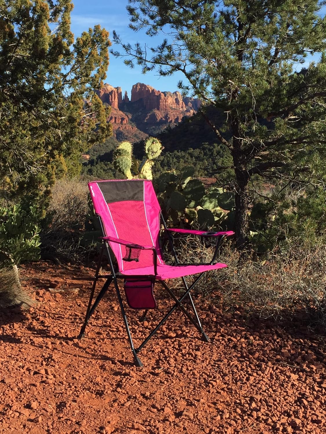 Kijaro Portable Camping Chairs - Enjoy the Outdoors with a Versatile Folding Sports Chair for Outdoor & Lawn - Dual Lock Feature Locks Position – Hallet Peak Gray