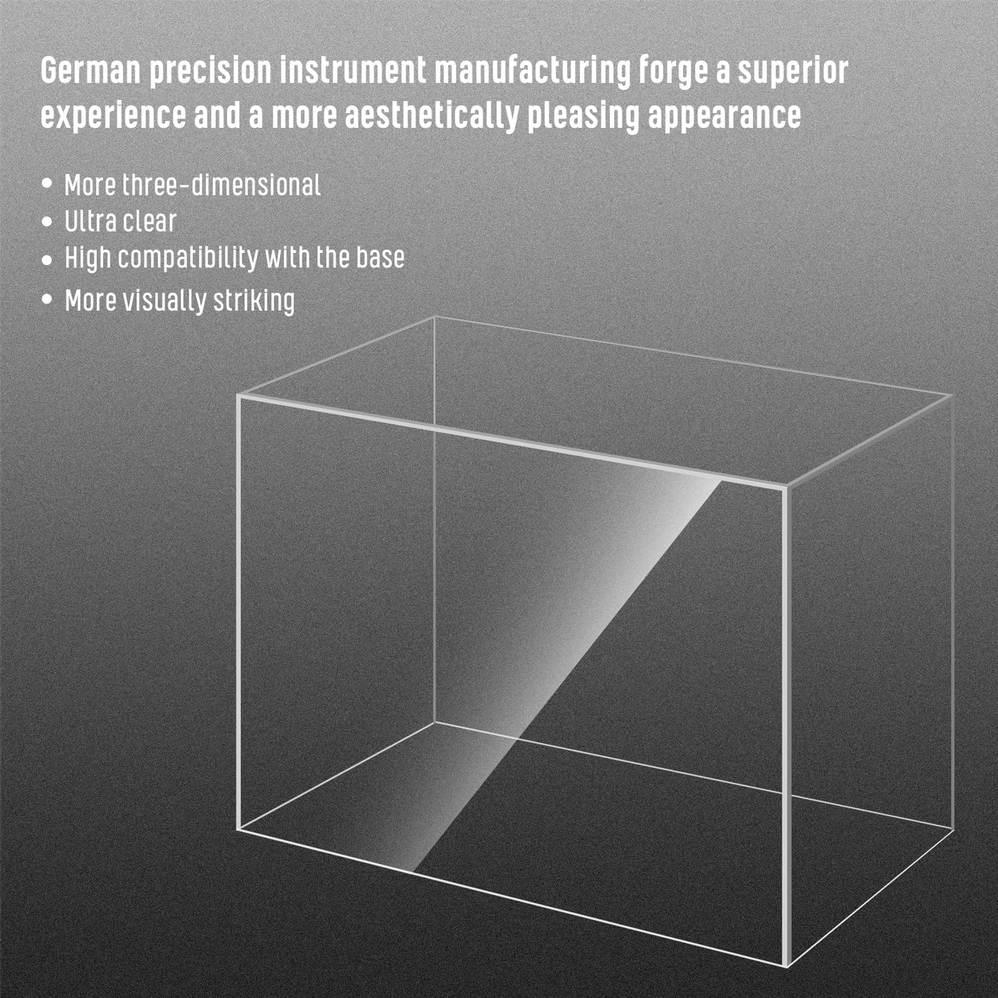 1DOT2 Football Display Case, Clear Acrylic Memorabilia Football Case Box with Double-Layer Black Built-in Football Display Holder for Football Fans, Collectors (No Assembly Required)