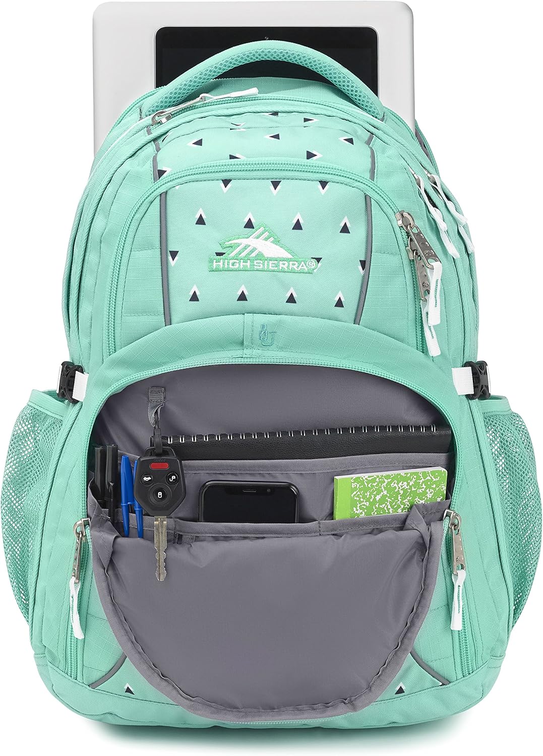 High Sierra Swerve Laptop Backpack, Crimson/Black, One Size