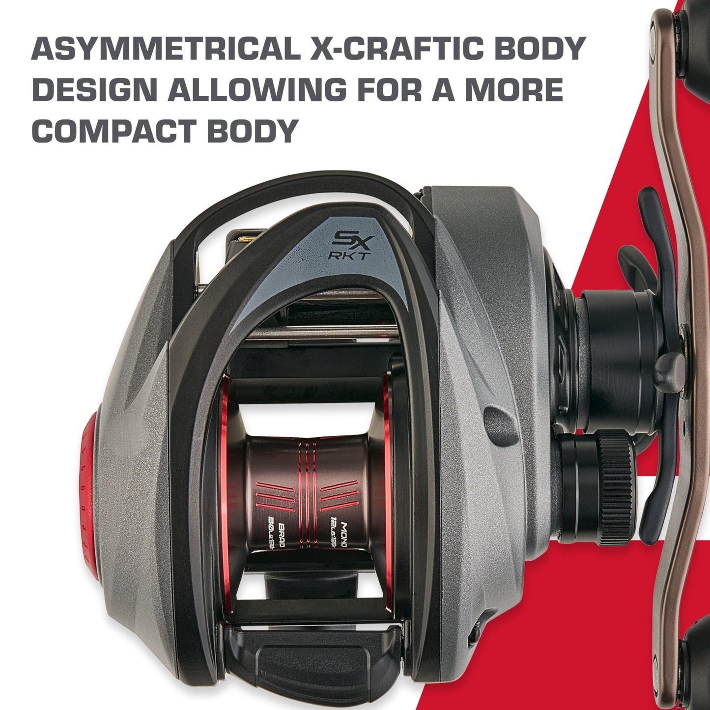 Abu Garcia Revo SX Rocket Low Profile Baitcast Fishing Reel