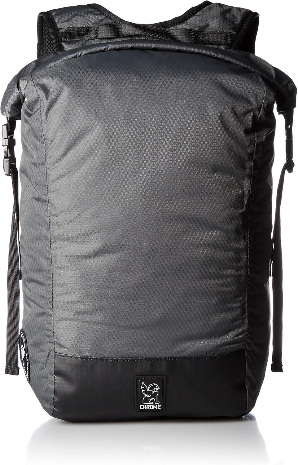 Chrome Industries Pro Barrage Waterproof Roll-Top Satchel Backpack Black Black