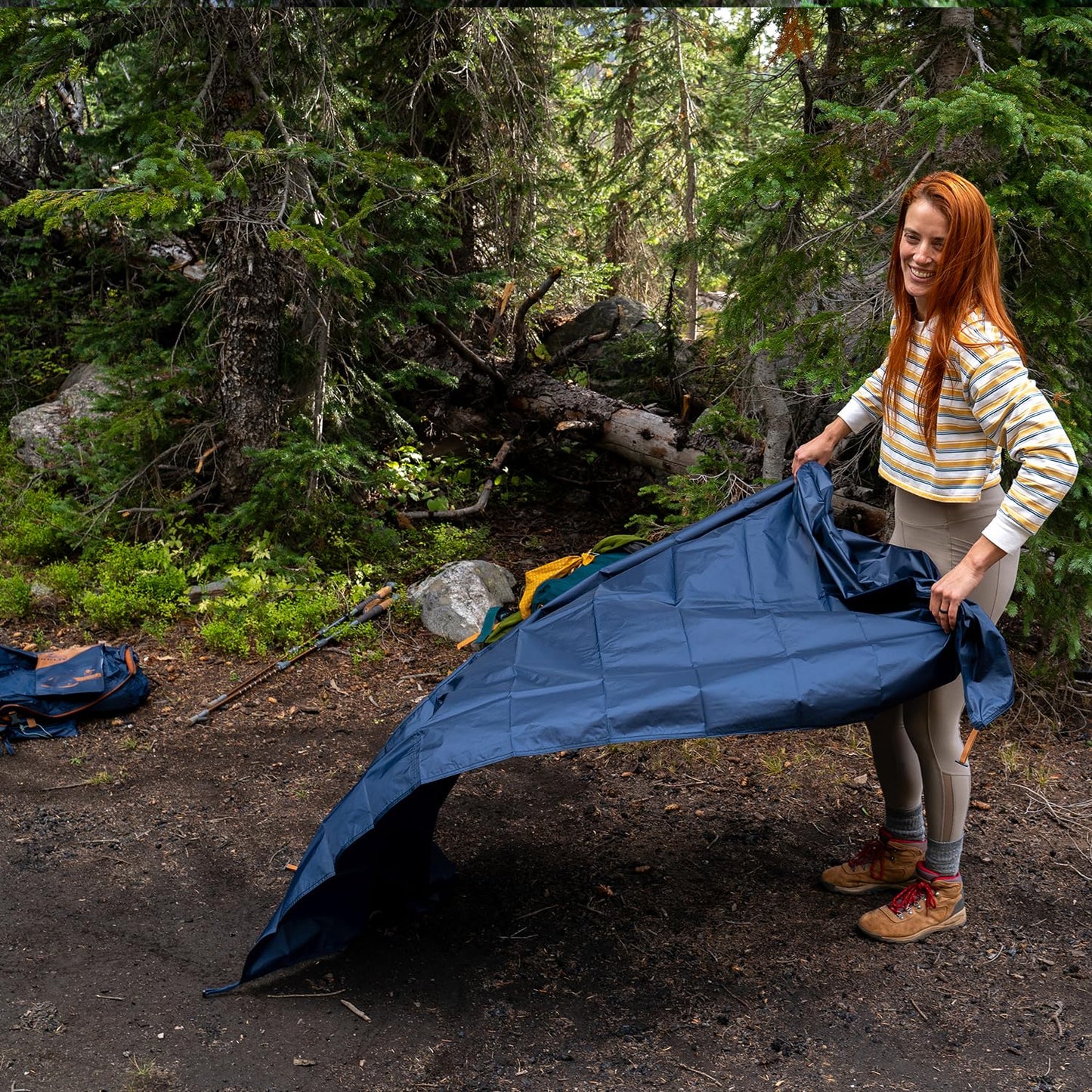 Kelty Late Start Tent Footprint (Footprint ONLY) – Lightweight, Water Resistant, Fitted Ground Sheet, Updated for 2024 (2P)