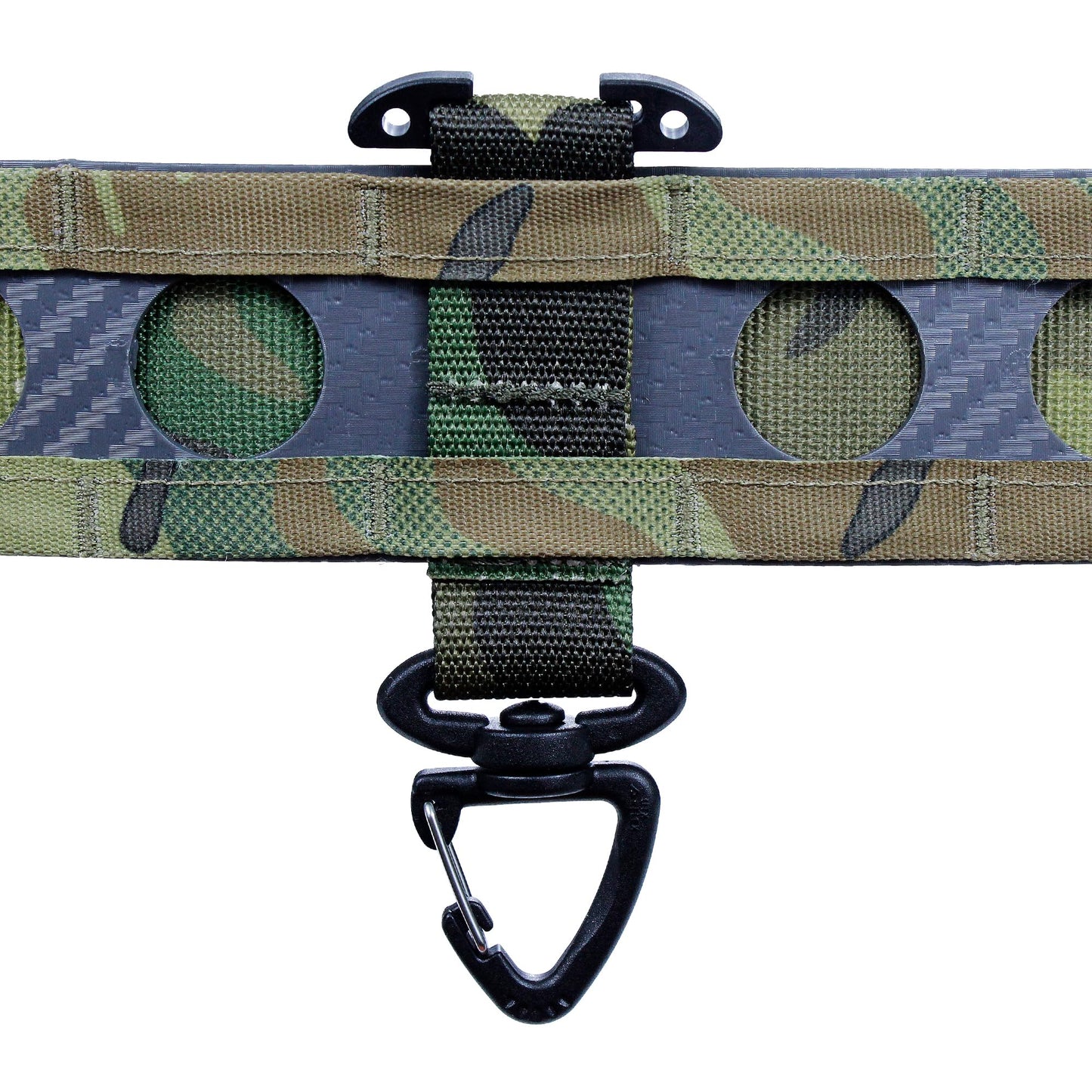 JX Tacfancier Molle Glove Clip T-Mount Swivel Hook, Tactical Key Holder for Belt, Triangle Plastic Snap Carabiner Battle Belt Accessories