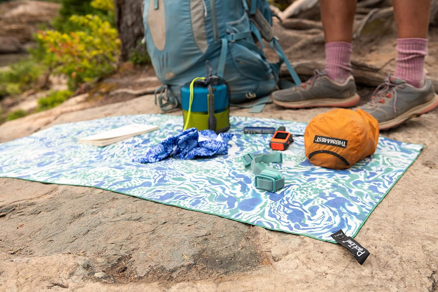 MSR 2-Person Camping Mess Kit, Blue, Green