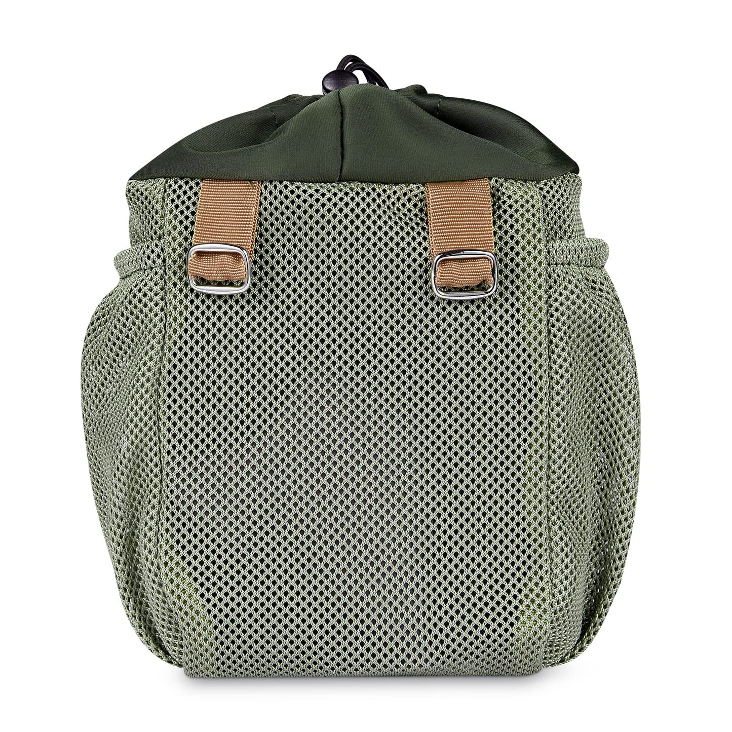 QOGIR Dump Pouch Saddle Pouches, Mesh Saddle Bags with Drawstring Closure, Easily Attaches to Any Hunting Saddle, Lightweight Saddle Hunting Accessories, Comfortable Hunting Saddle Accessories