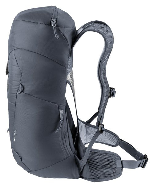 Deuter AC Lite 24L Hiking & Daypack Backpack with Steel Frame & Superior Breathability - Black