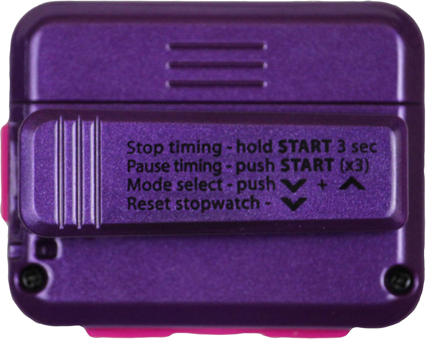 Gymboss Interval Timer and Stopwatch - Violet/Pink Metallic Gloss