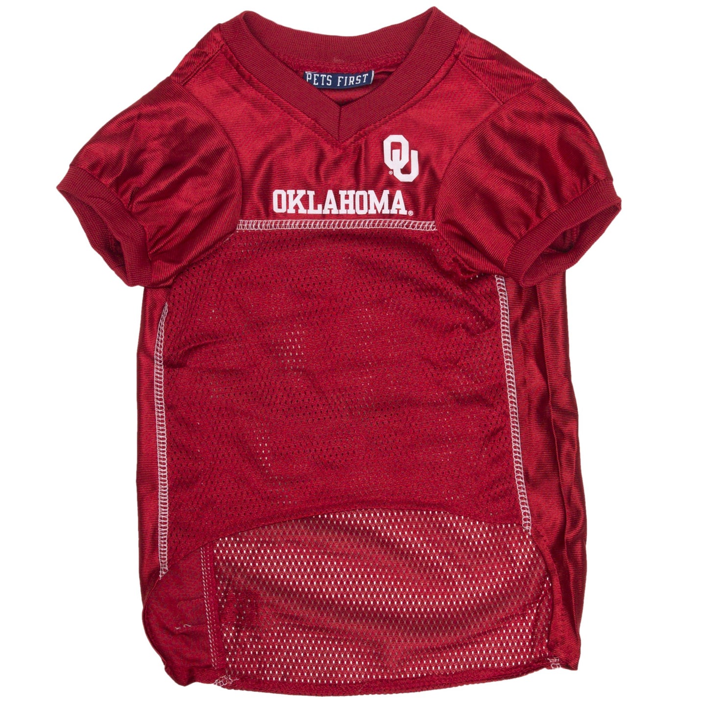 NCAA College Oklahoma Sooners Mesh Jersey for Dogs & Cats, Medium. Licensed Big Dog Jersey with Your Favorite Football/Basketball College Team (Pack of 2)