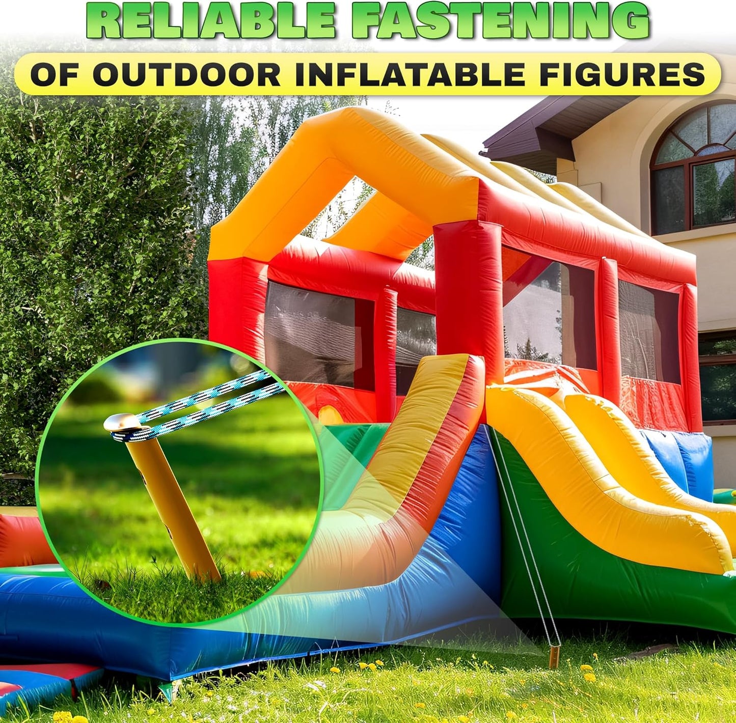 6 Pack Sand Stakes for Beach - 12.6" Lightweight Aluminum Tent Stakes for Sand, Snow & Soft Ground, Vibrant Color and Wind-Resistant, Durable and Easy to Install, Rust Resistant U-Shaped Anchors