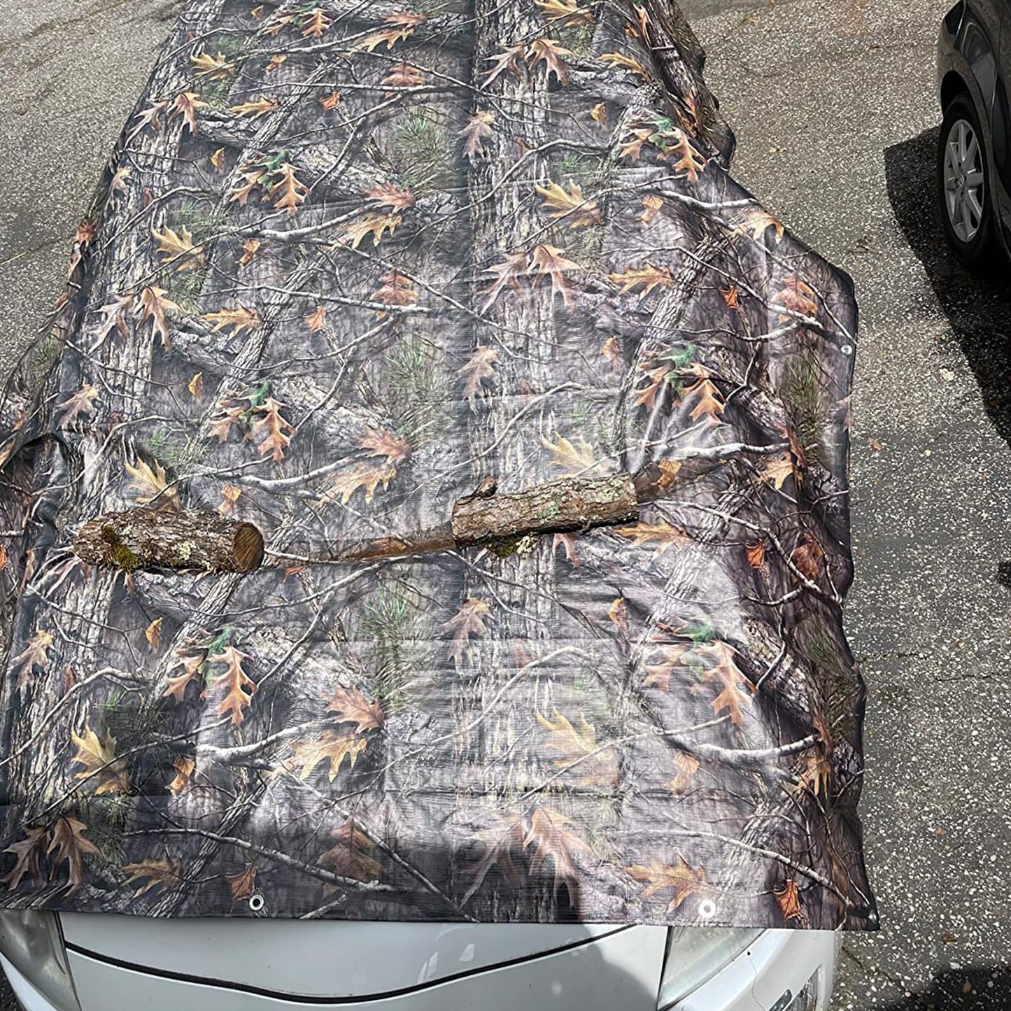 Tongcamo Heavy Duty 11 Mil Tarp Cover Waterproof UV Resistant Tarpaulin Used for Outdoor, Hunting, Camping, Backpacking, Canopy Tent, Ground Tarp, Cover Boat, Motorcycles, Roofs, Wood