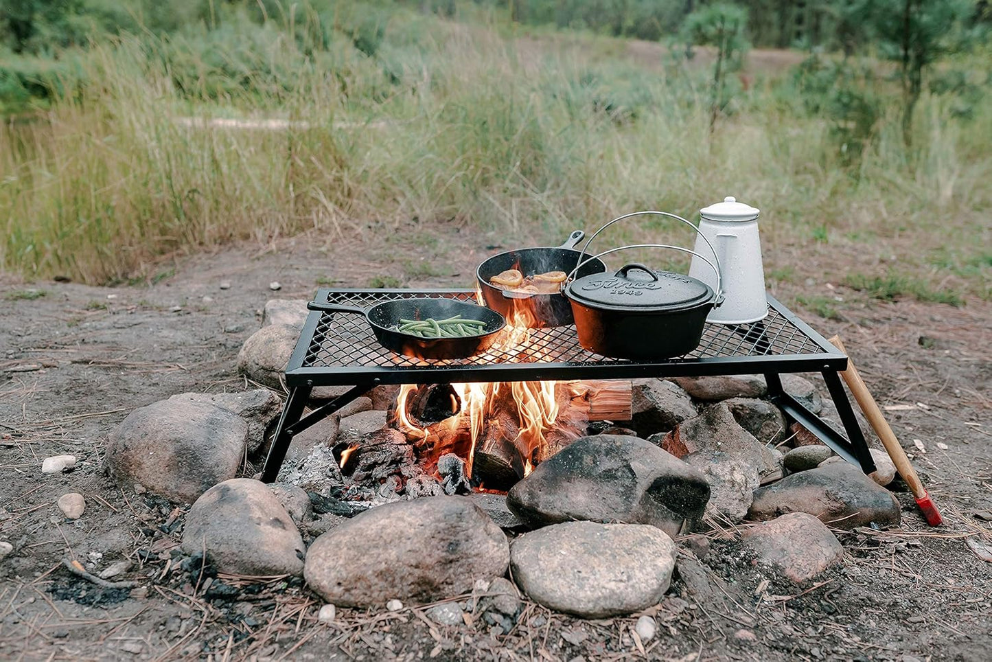 Stansport Powder Coated Steel Portable Camp Grill