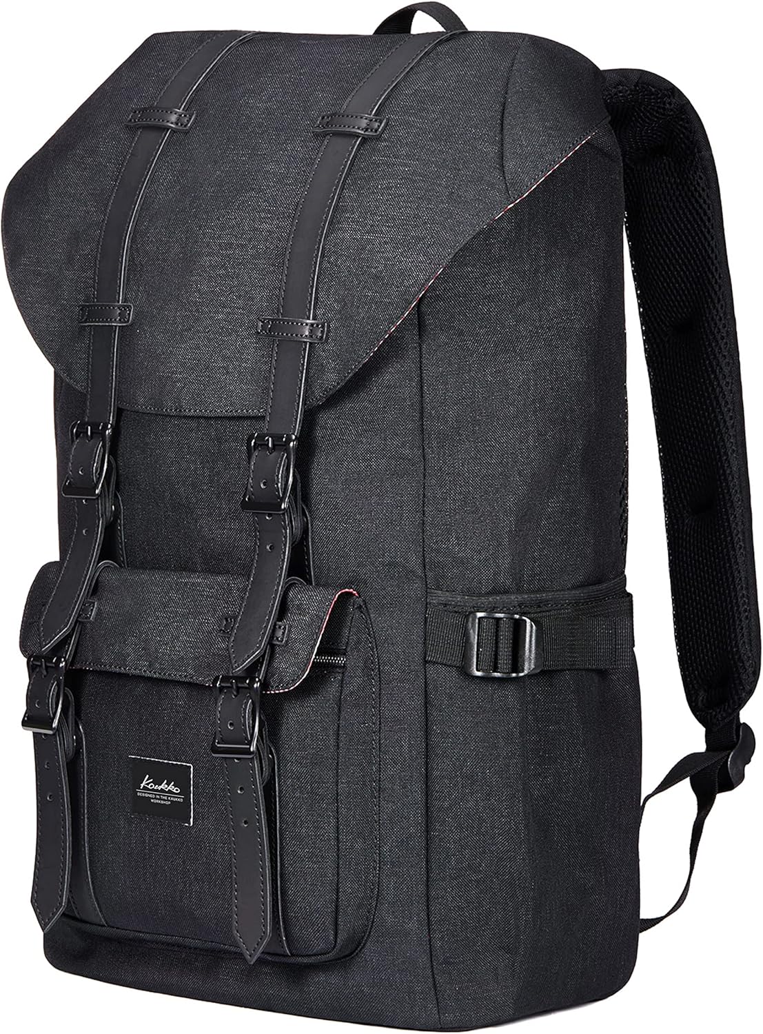KAUKKO Backpack, (Black (E5-3), 45 x 27 x 17cm (HxBxT)
