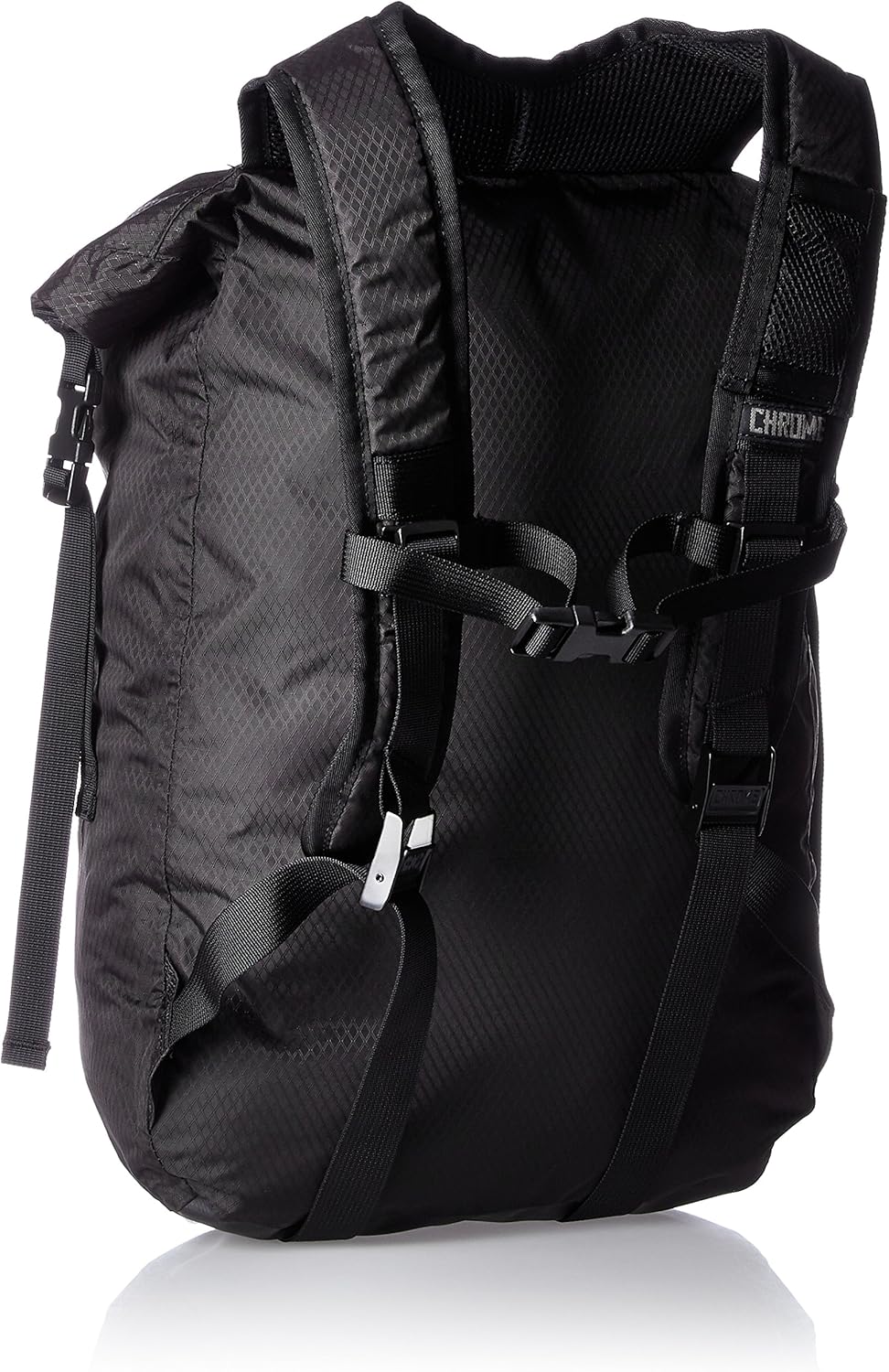 Chrome Industries Pro Barrage Waterproof Roll-Top Satchel Backpack Black Black