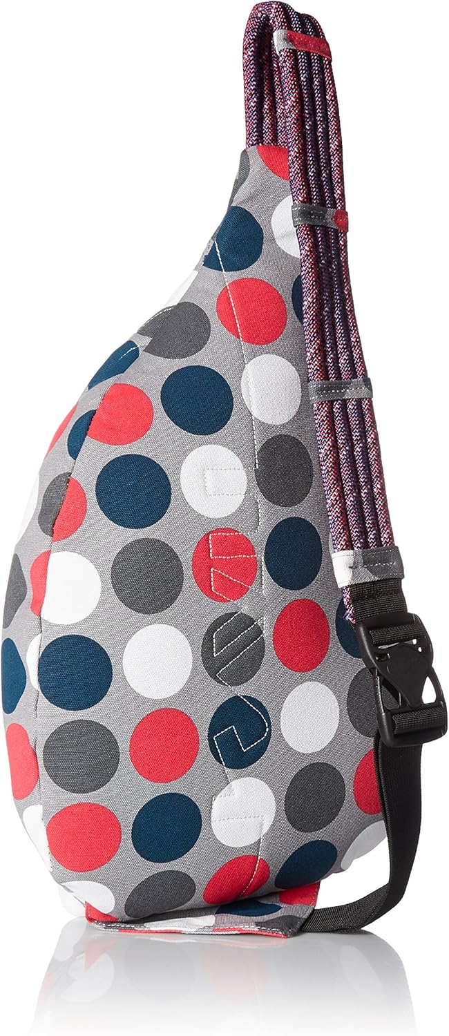 KAVU Original Rope Bag Sling Pack with Adjustable Rope Shoulder Strap - Got Dots