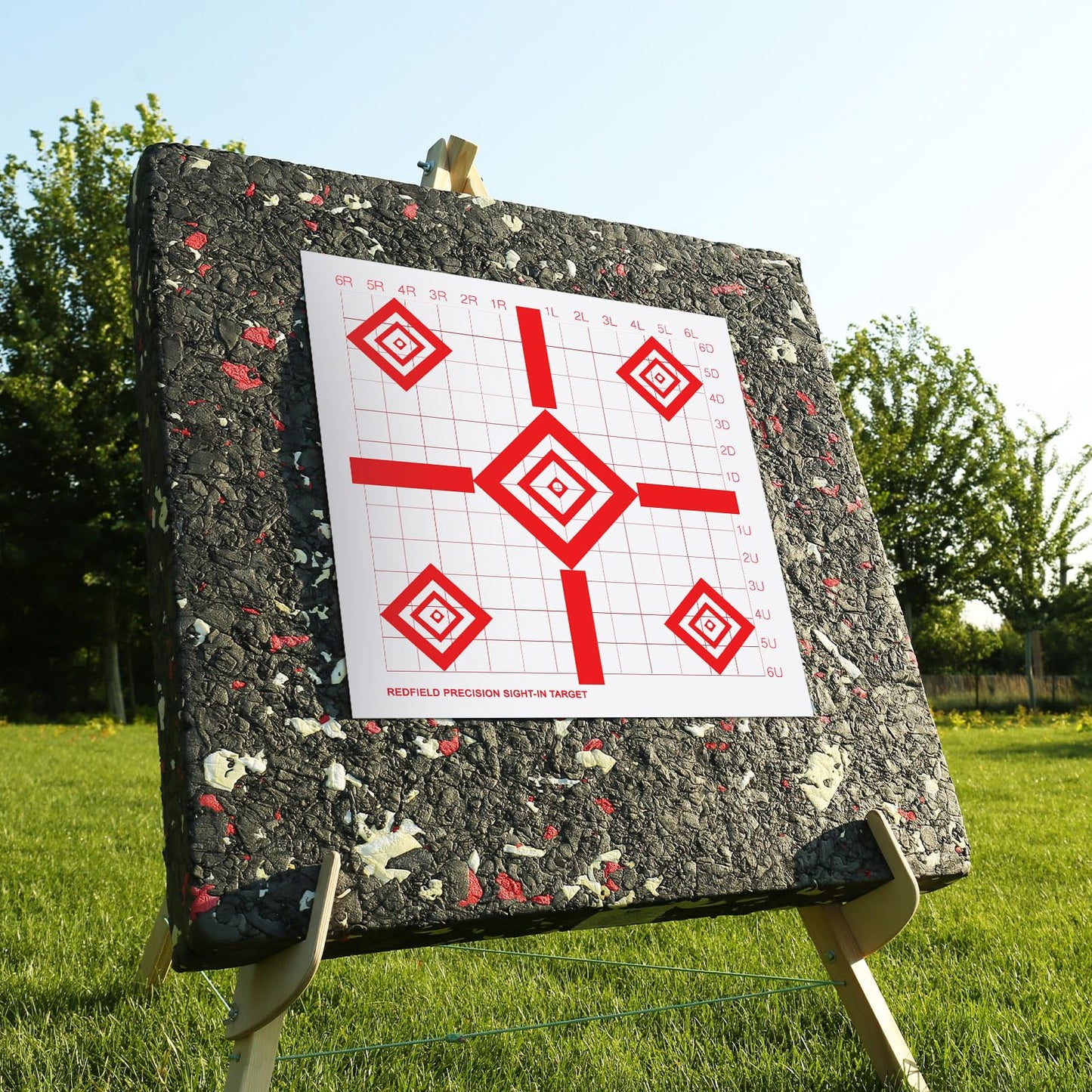 Colarr 200 Sheets Range Targets Shooting Sight in Targets Paper, 16 x 16 Inch, for Shooting Enthusiasts Indoors and Outdoors