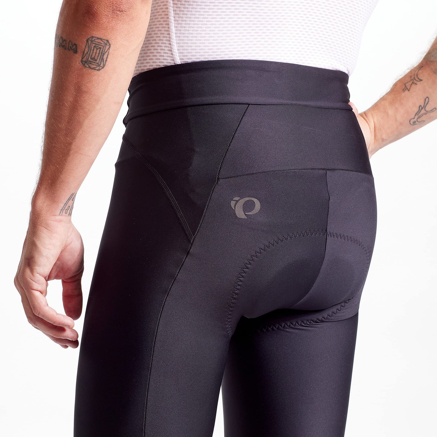 PEARL IZUMI Men's 10.5" Attack Air Shorts, Breathable with Reflective Fabric, Black, X-Large