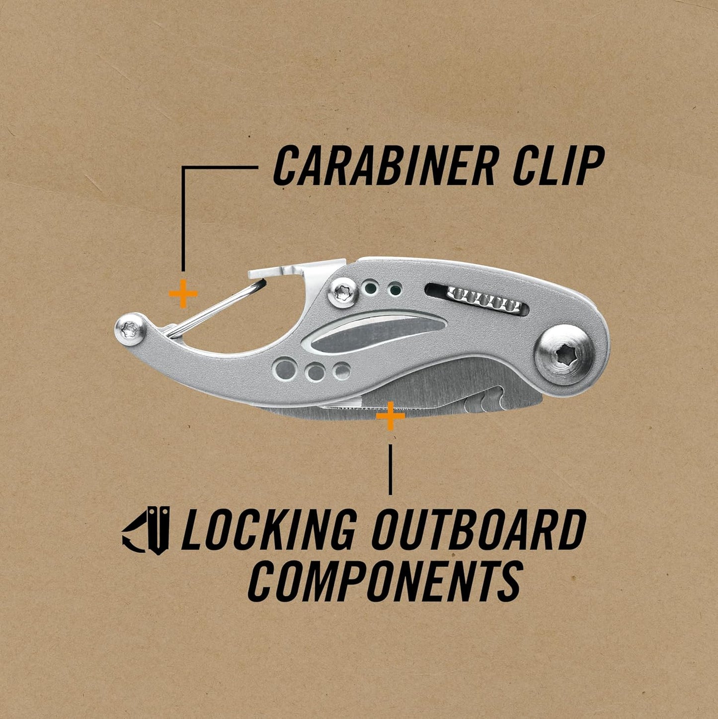 Gerber Gear Curve Multi-Tool - 6-in-1 Screwdriver and Pocket Knife Set - EDC Gear Multi-Tool Keychain