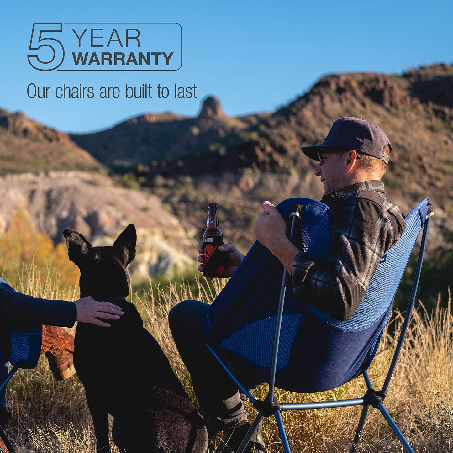 Helinox Chair One XL Lightweight, Portable, Collapsible Camping Chair, Coyote Tan