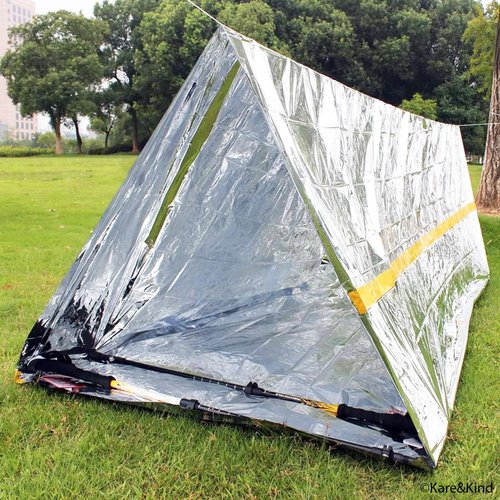 Emergency Mylar Thermal Blankets - 10-Pack (4x Gold, 6x Silver) - Up to 90% Heat Retention - Essential First Aid Kit item for Camping, Hiking and Survival Trips - 83x63inch - Individually Packed