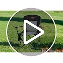 Fair Wind Padded Oversized Camping Chair with Lumbar Support - Black, Single Pack