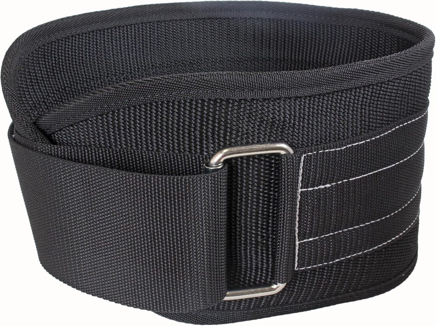 Grizzly Fitness 4" Bearhugger Nylon Weightlifting Belt | Intended for Lightweight Training | Polypropylene Sling Fabric With Military Web | Hook & Loop Closure | Roller Buckle