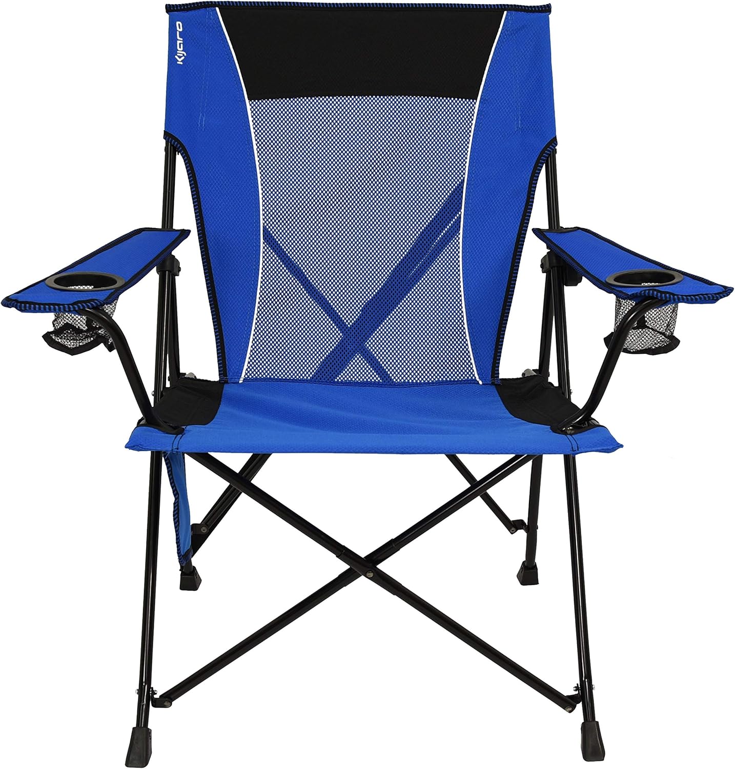 Kijaro Portable Camping Chairs - Enjoy the Outdoors with a Versatile Folding Sports Chair for Outdoor & Lawn - Dual Lock Feature Locks Position – Hallet Peak Gray