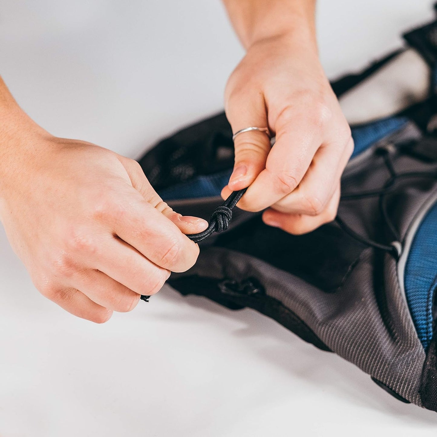 GEAR AID Elastic Shock Cord for Tent Poles and Jackets, Black, 84'' x 1/8''