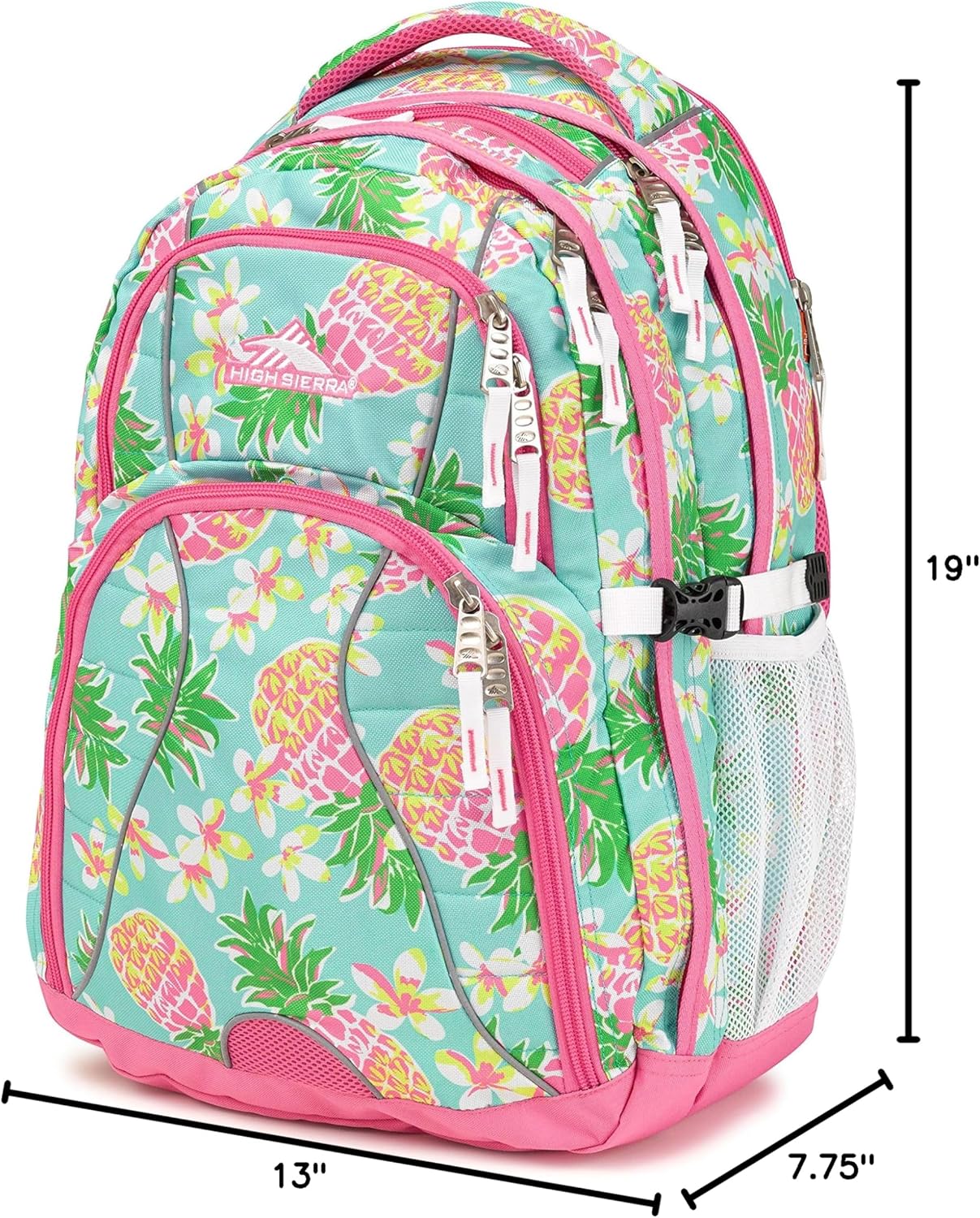 High Sierra Swerve Laptop Backpack, Crimson/Black, One Size