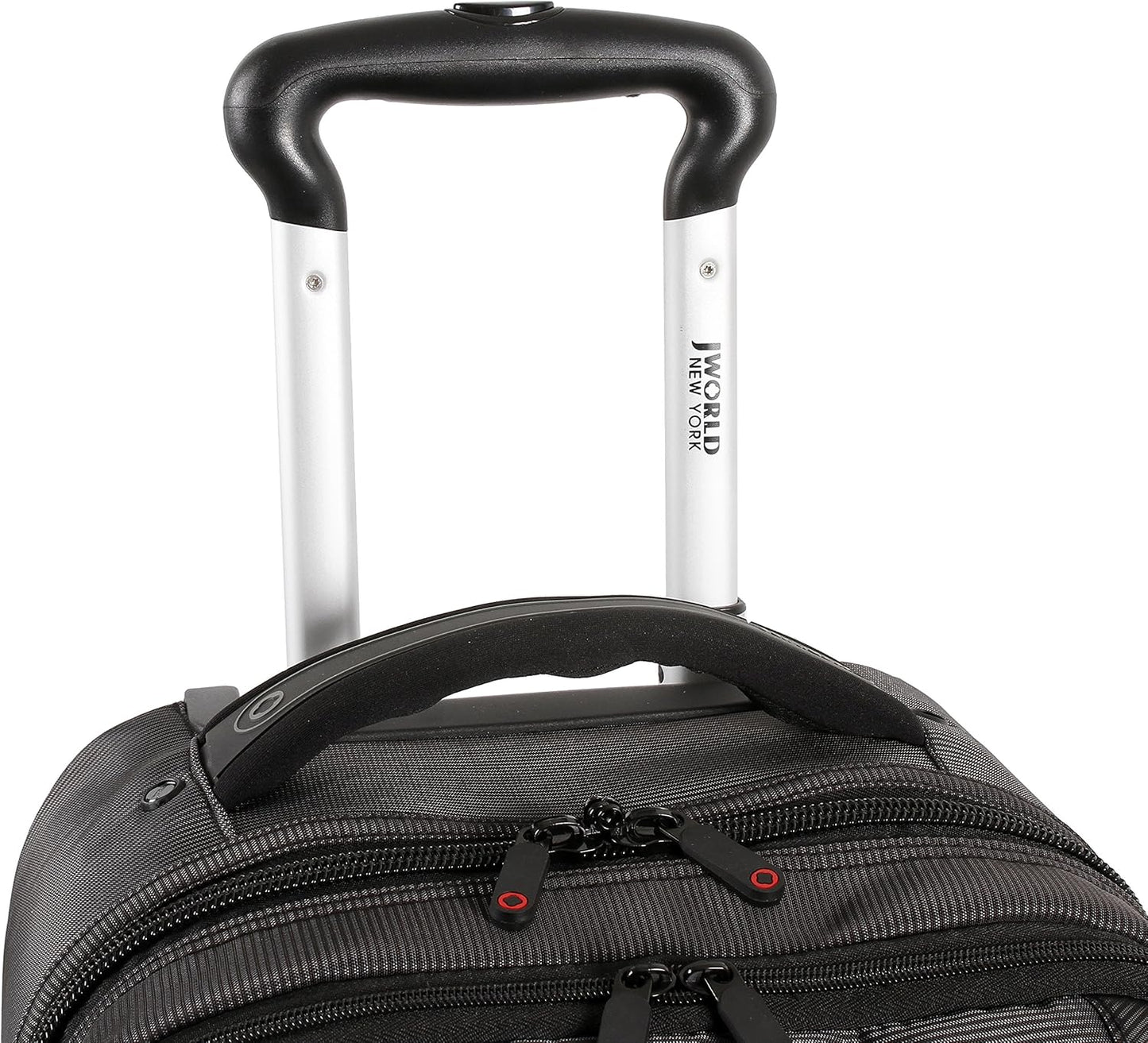 J World New York Bay Business Rolling Backpack