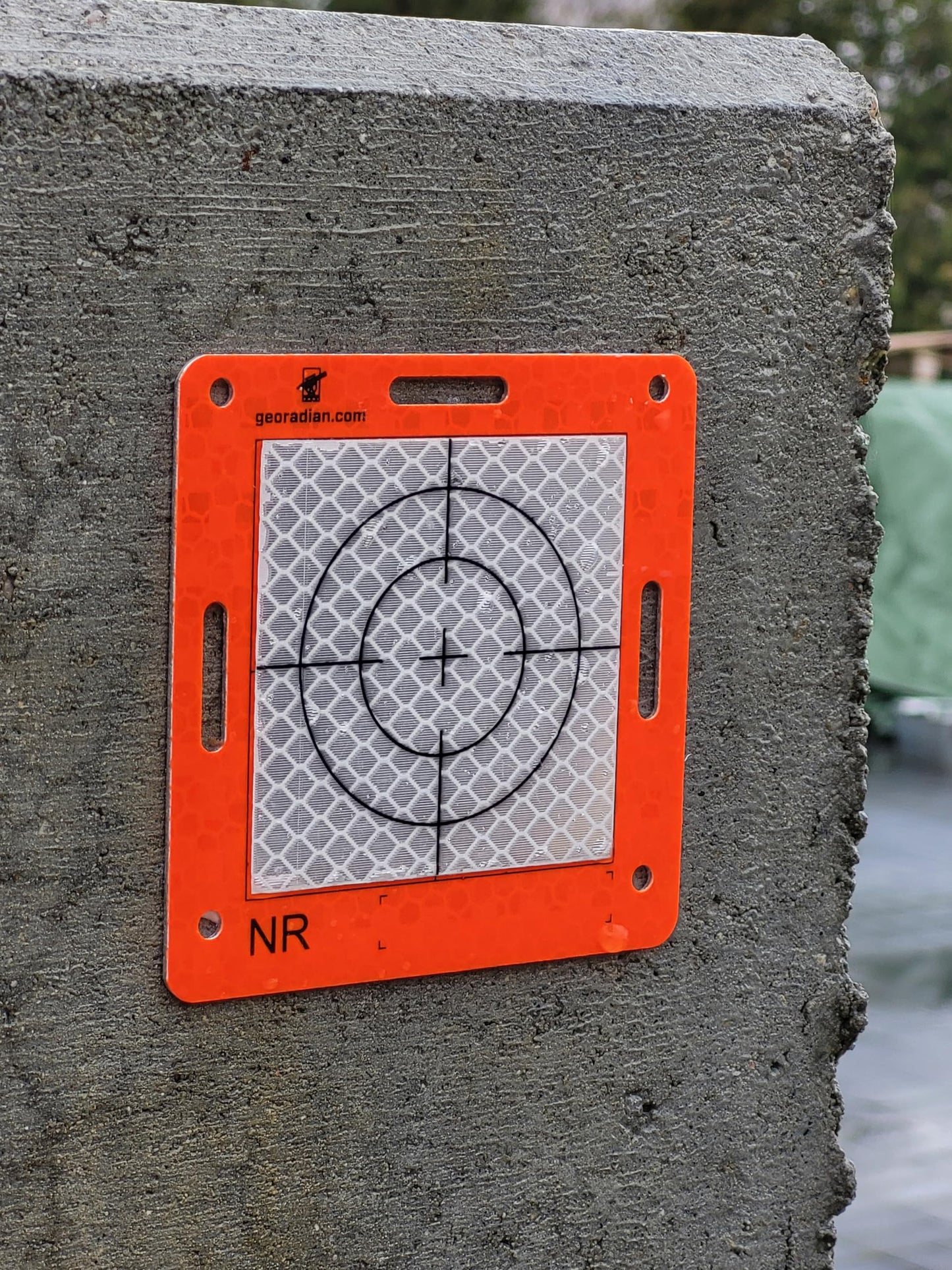 Georadian Wall Target Measurement Point for Monitoring Inspection Reflex Target (Yellow celadon)
