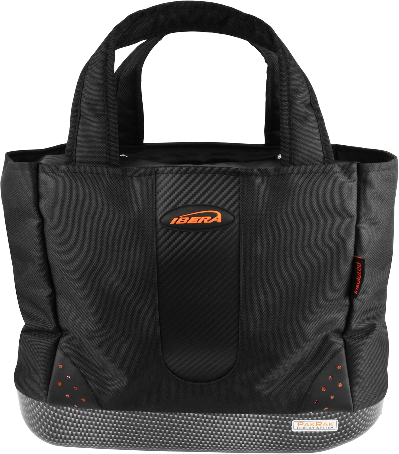 Ibera 2 in 1 PakRak Commuter Bicycle Trunk Bag with Expandable Panniers, Clip On Quick Release Design and Detachable Shoulder Strap