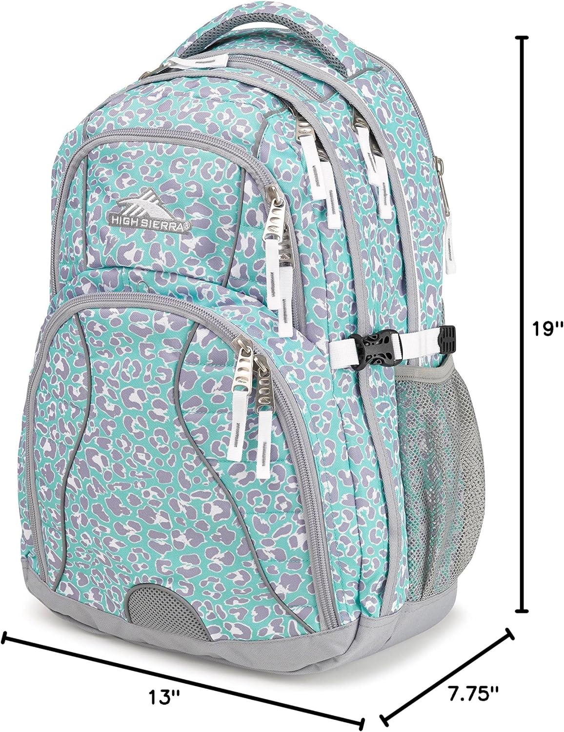 High Sierra Swerve Laptop Backpack, Crimson/Black, One Size