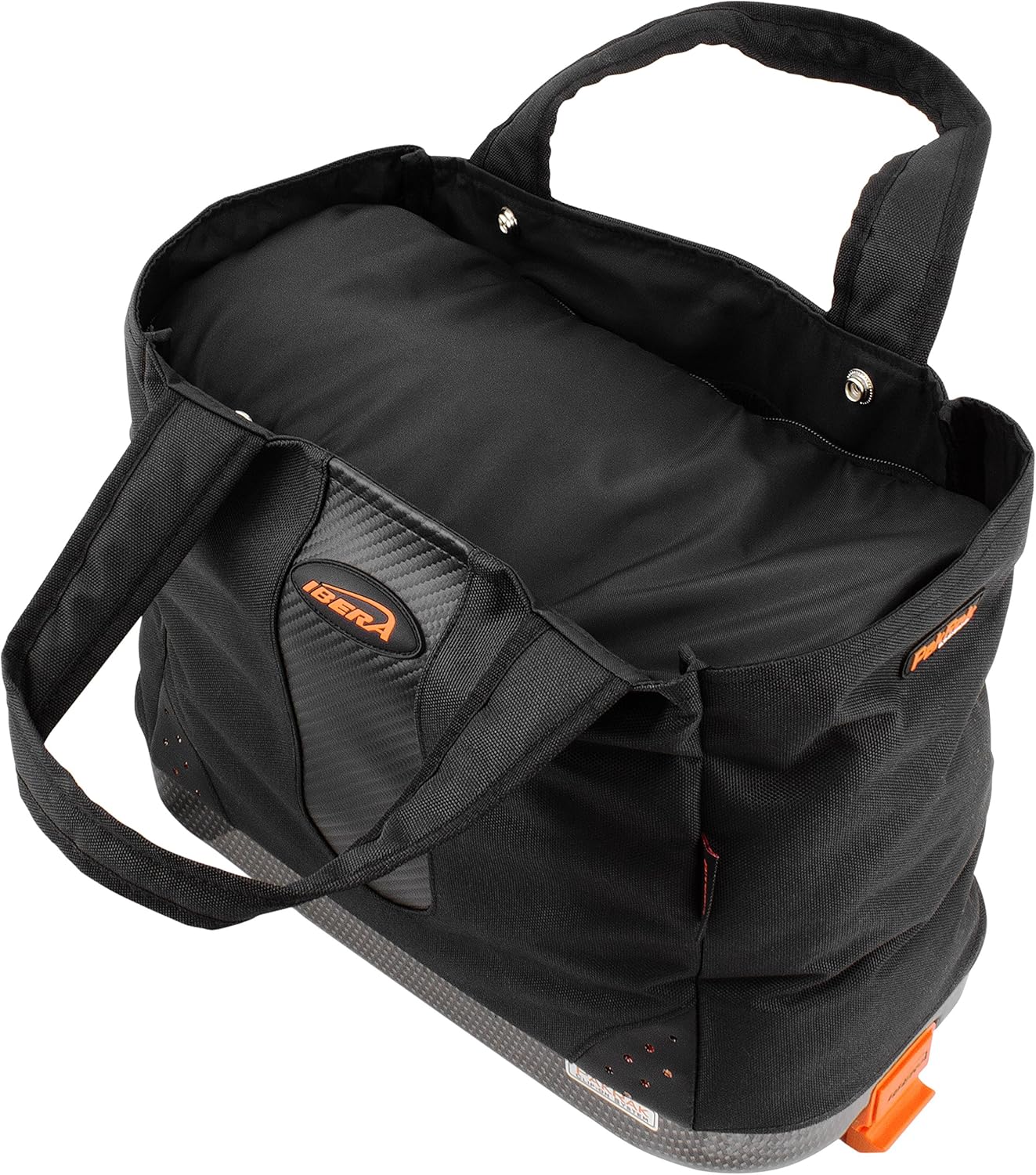 Ibera 2 in 1 PakRak Commuter Bicycle Trunk Bag with Expandable Panniers, Clip On Quick Release Design and Detachable Shoulder Strap