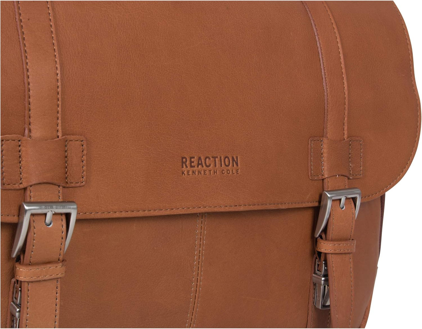 Kenneth Cole REACTION Show Business 16" Colombian Leather Business Laptop Portfolio Messenger Bag