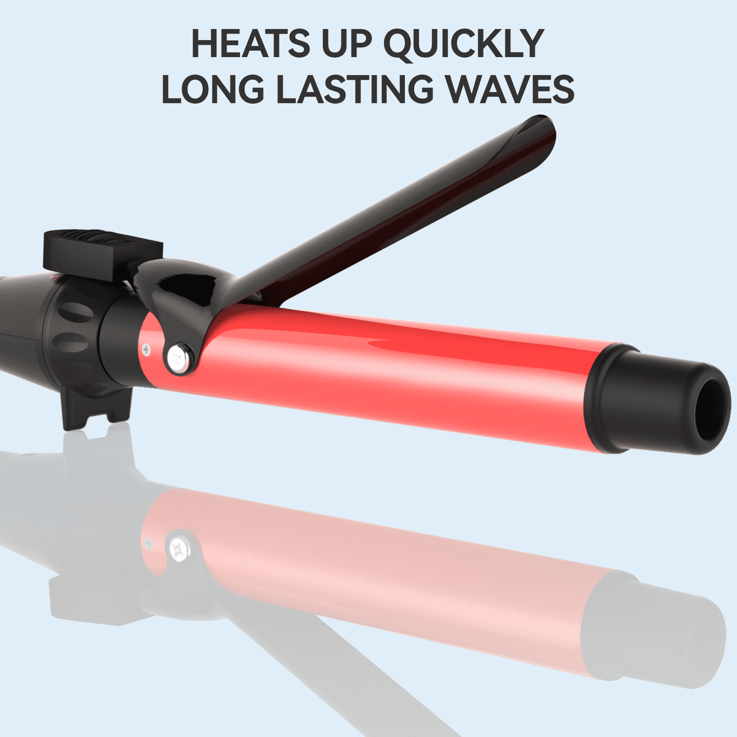 1-Inch Double Ceramic Curling Iron – Classic Curls for All Hair Lengths
