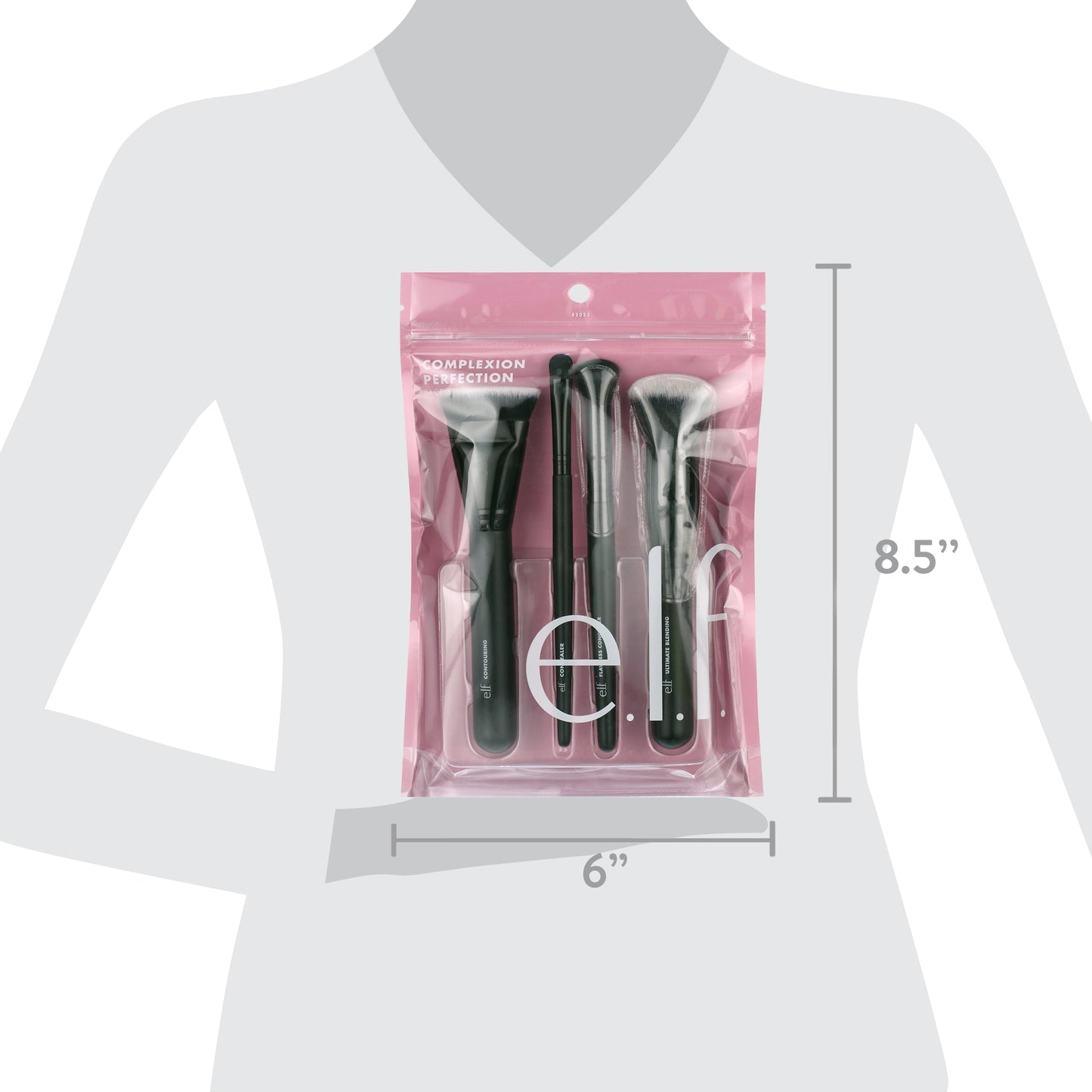 e.l.f. Complexion Perfection Brush Kit | Makeup Brushes for Flawless Skin