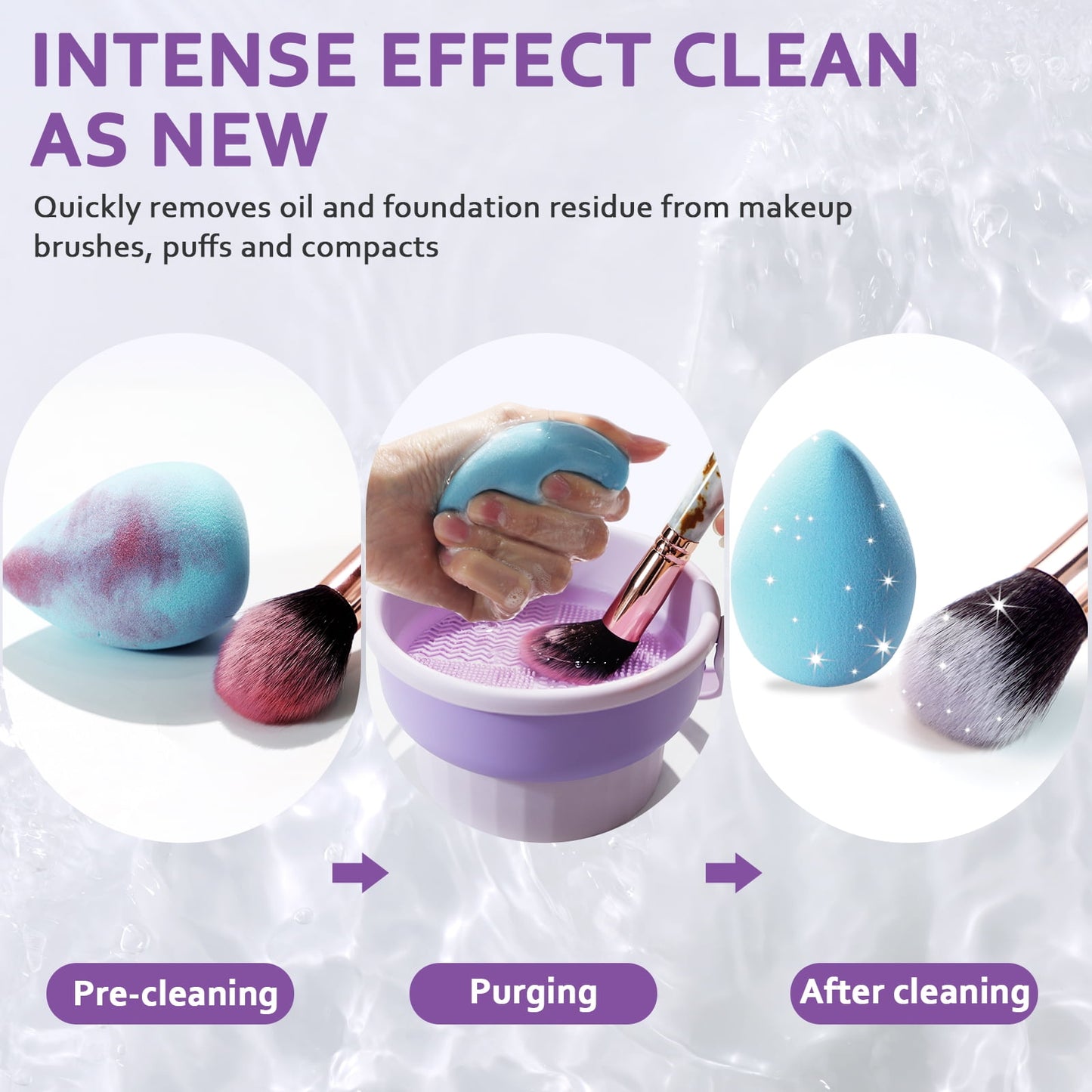 Makeup Brush Cleaner | Deep Clean All Brush Types | 5.27 fl. oz. | 2 Count