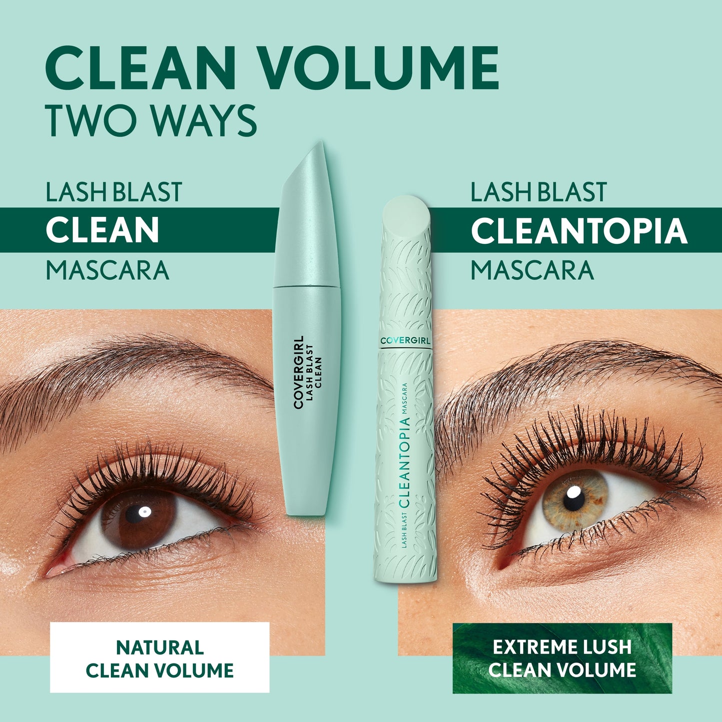 Covergirl Lash Blast Cleantopia Mascara | 800 Extreme Black | 0.32 Fl Oz