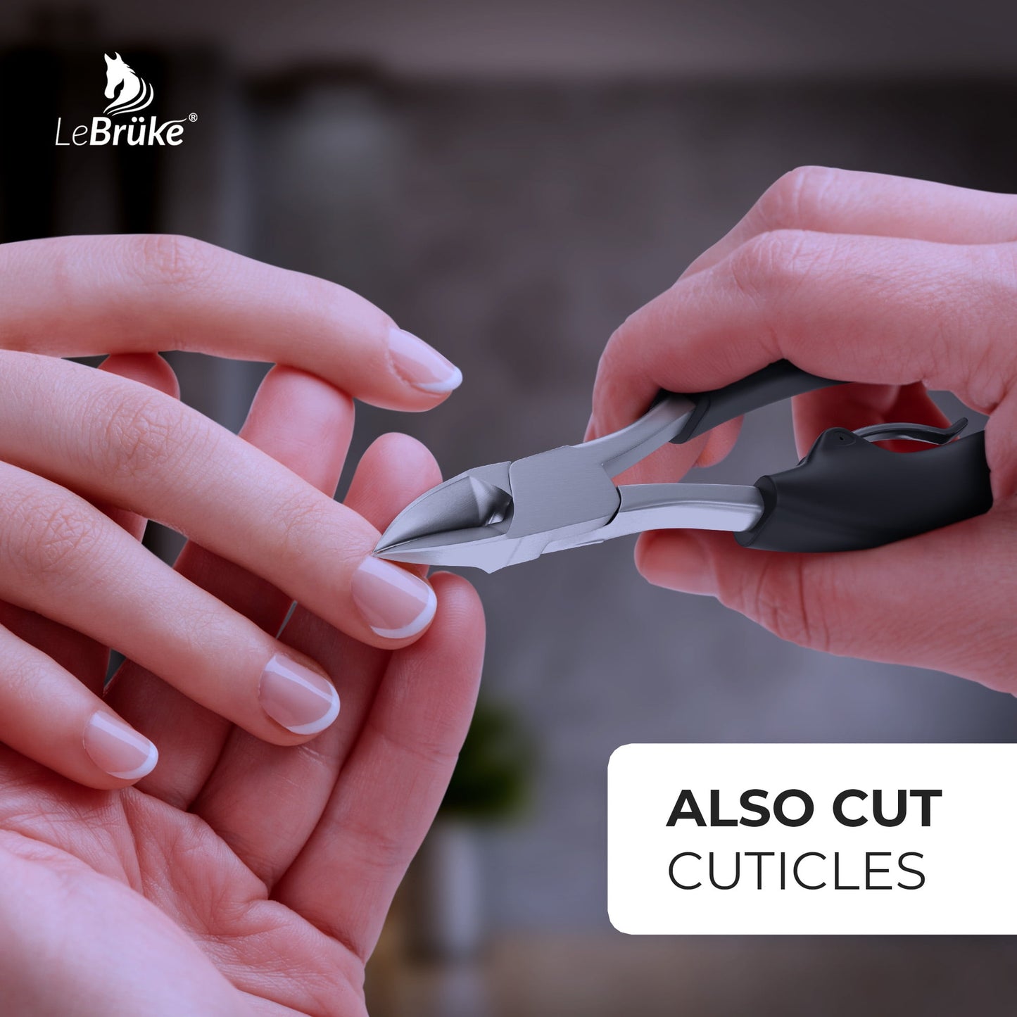 Lebrüke® Toenail Clippers | Podiatrist-Approved | Sharp Nail Nipper for Seniors
