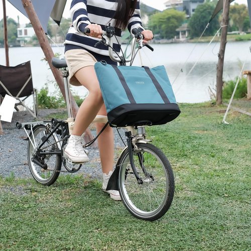Vincita TO-TE Front Bag for Brompton Bike (BLUE)