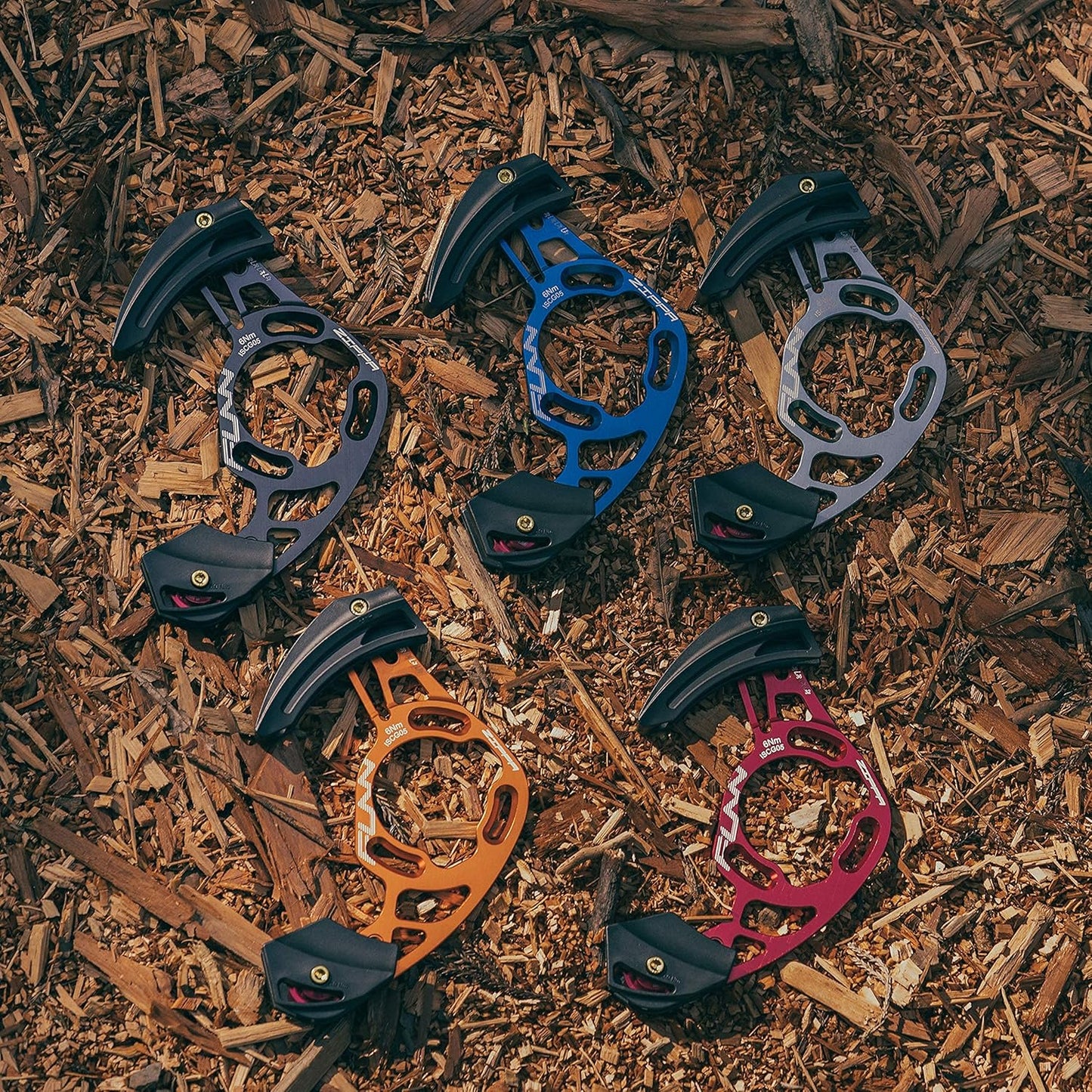 Funn Zippa AM Chain Guide, ISCG05 Interface, BSA Adapter Included, 32T-38T, Mountain Bike Chain Protector