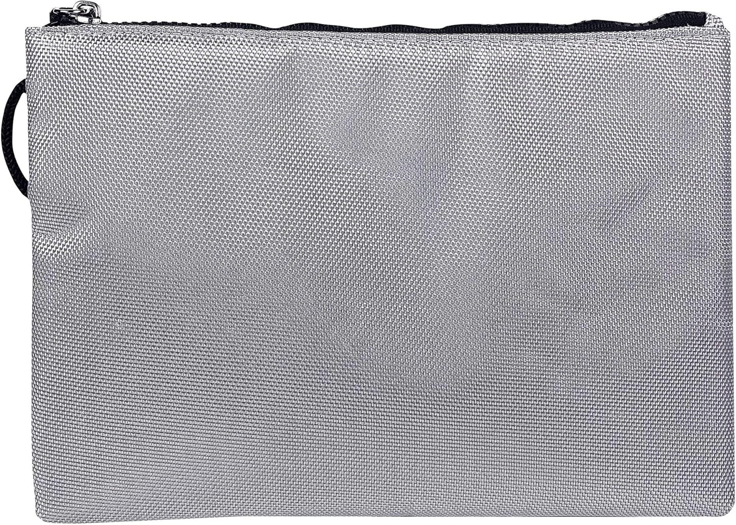 Vaultz Money Bag with Lock - 5 x 7 Inch, Men & Women's Locking Accessories Pouch for Cash, Bank Deposits, Wallet, Medicine, Phone and Credit Cards - BERRY