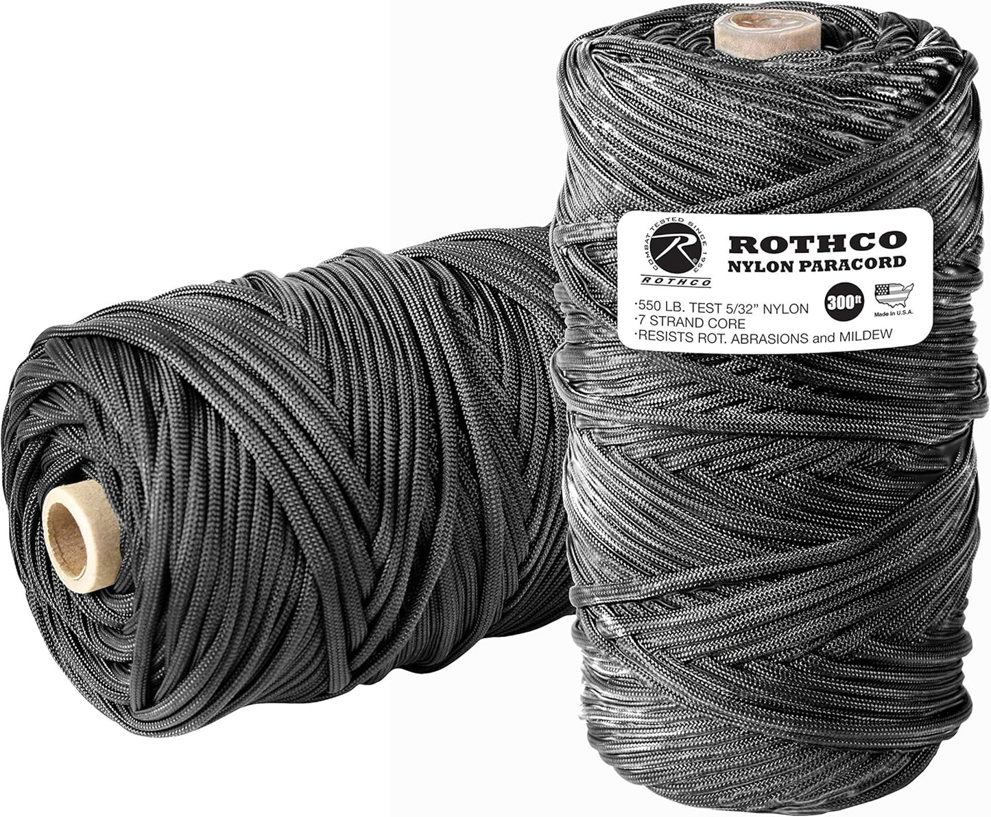 Rothco 328: Nylon Paracord 550Lb 300 Ft Tube