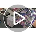 Venssu Chinese Takeout Deck Box for TCG Cards - Black & Red