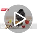 Dash Express Waffle Maker Black - 8-Inch Nonstick Electric Waffle Iron