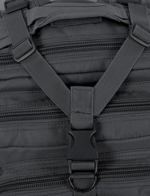 Falcon 27L Water-Repellent Hiking Backpack - Compact Camping Pack (Black)